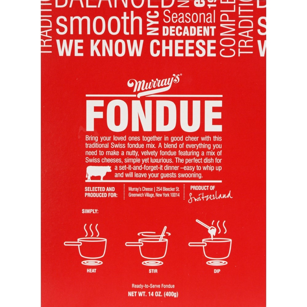 slide 1 of 1, Murray's Original Fondue, 14 oz