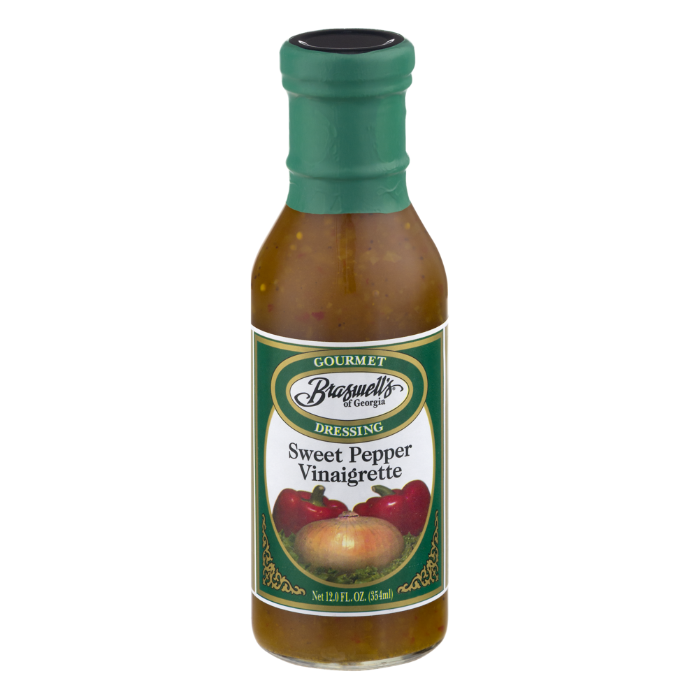 slide 1 of 1, Braswell's Of Georgia Gourmet Dressing Sweet Pepper Vinaigrette, 12 fl oz