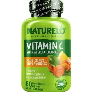 slide 1 of 1, New Brand Naturelo Vitamin C Acerola Capsules, Cherry, 60 ct