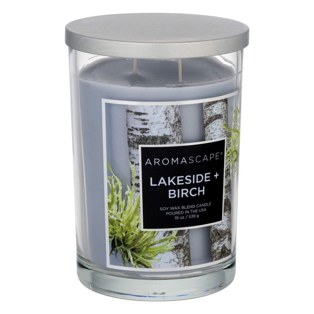 slide 9 of 9, Aromascape Lakeside + Birch Candle 1 ea, 1 ct