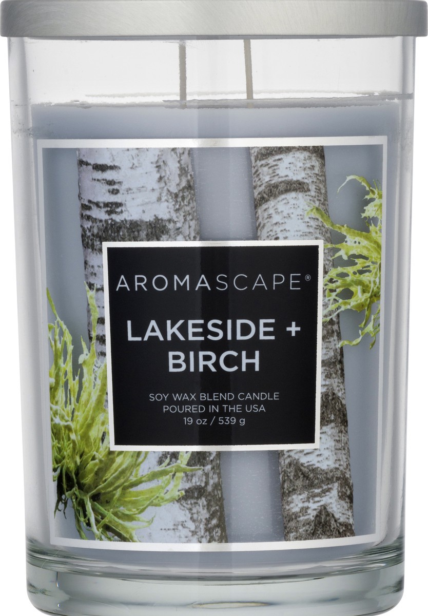 slide 7 of 9, Aromascape Lakeside + Birch Candle 1 ea, 1 ct