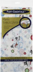 Party Essentials Snowman Plastic Tablecover