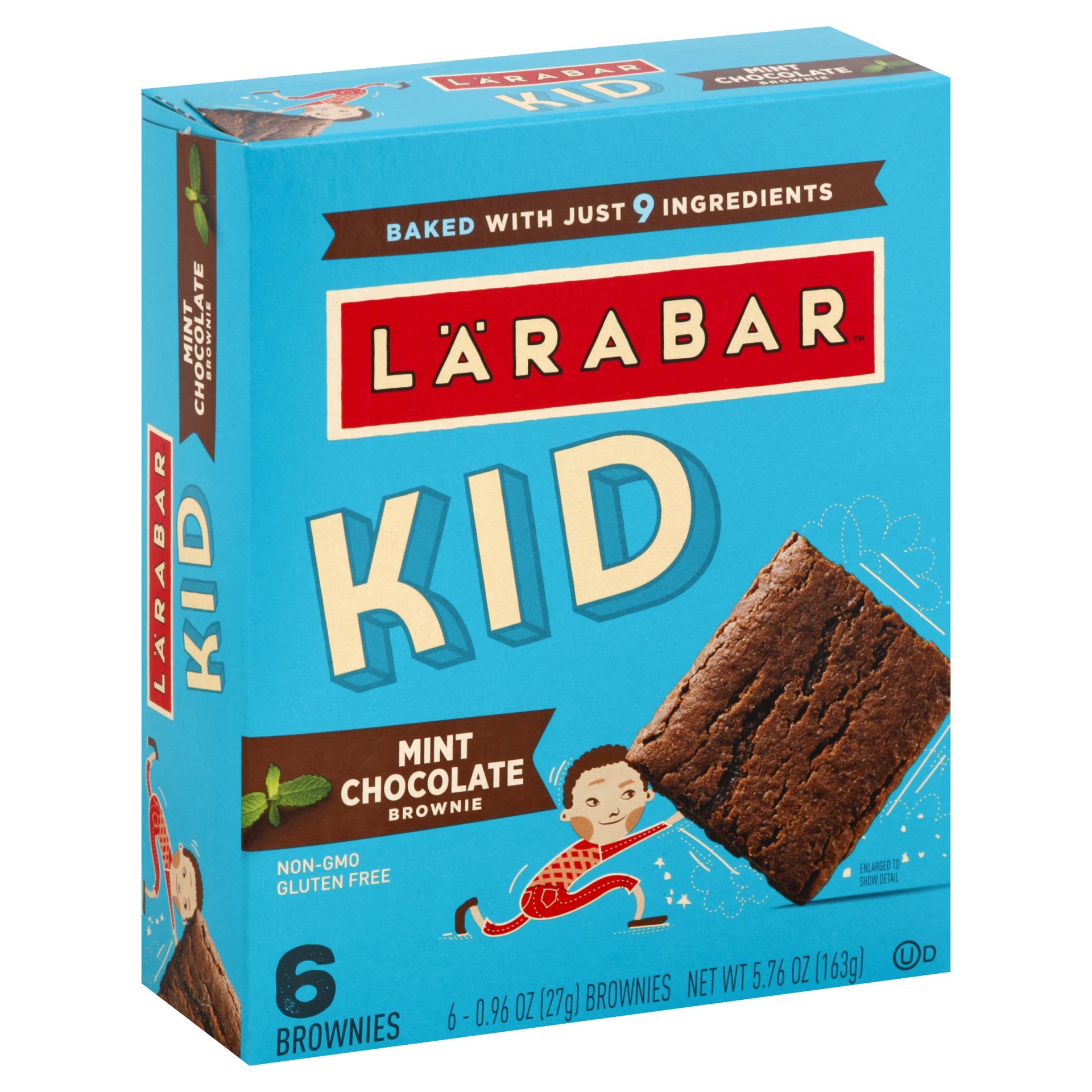 slide 1 of 1, LÄRABAR Kid Chocolate Mint Brownie, 6 ct; 0.96 oz