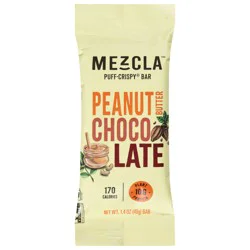 Mezcla Peanut Butter Chocolate Puff-Crispy Bar 1.4 oz