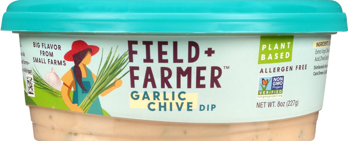 slide 6 of 11, Field + Farmer Garlic Chive Dip 8 oz, 8 oz