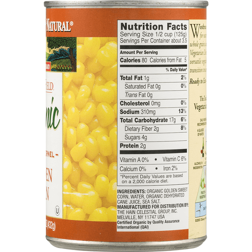 slide 3 of 9, Westbrae Natural Organic Golden Sweet Corn, 15.25 oz