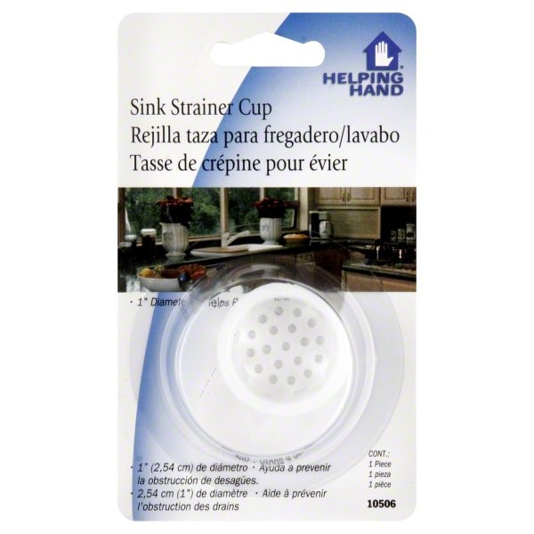 slide 1 of 1, Helping Hand Sink Strainer Cup :Reg, 1 ct