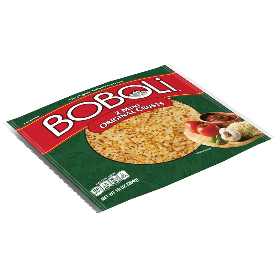 slide 3 of 7, Boboli Mini Pizza Crusts - 8", 2 ct; 10 oz
