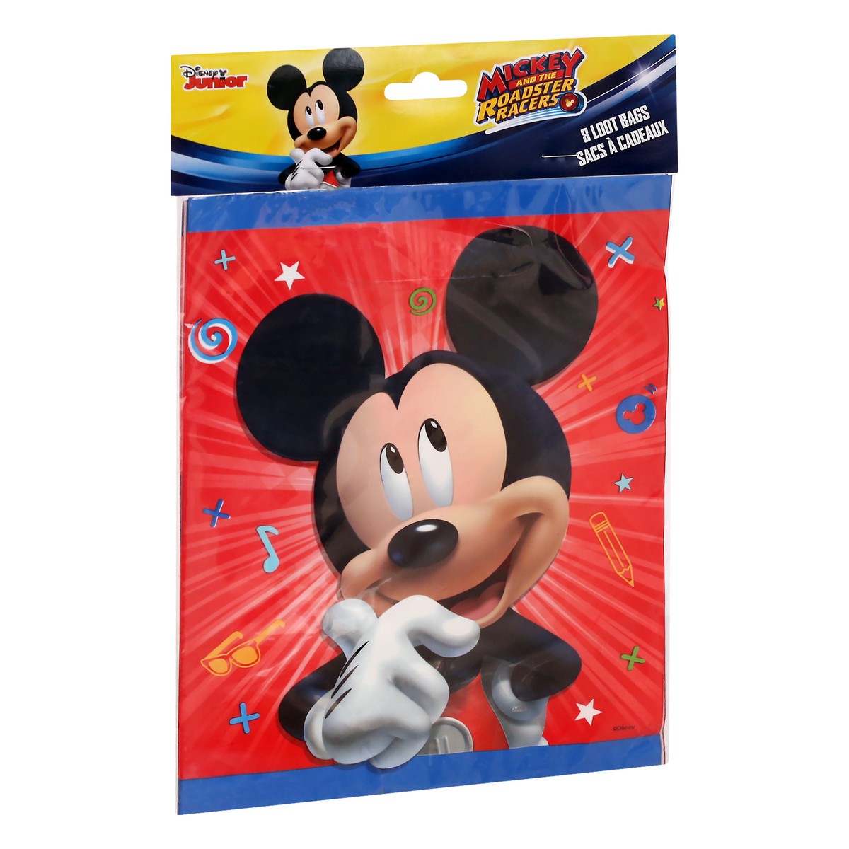slide 2 of 9, Unique Disney Junior Mickey and the Roadster Racers Loot Bags 8 ea, 8 ct