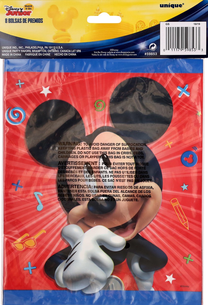 slide 9 of 9, Unique Disney Junior Mickey and the Roadster Racers Loot Bags 8 ea, 8 ct