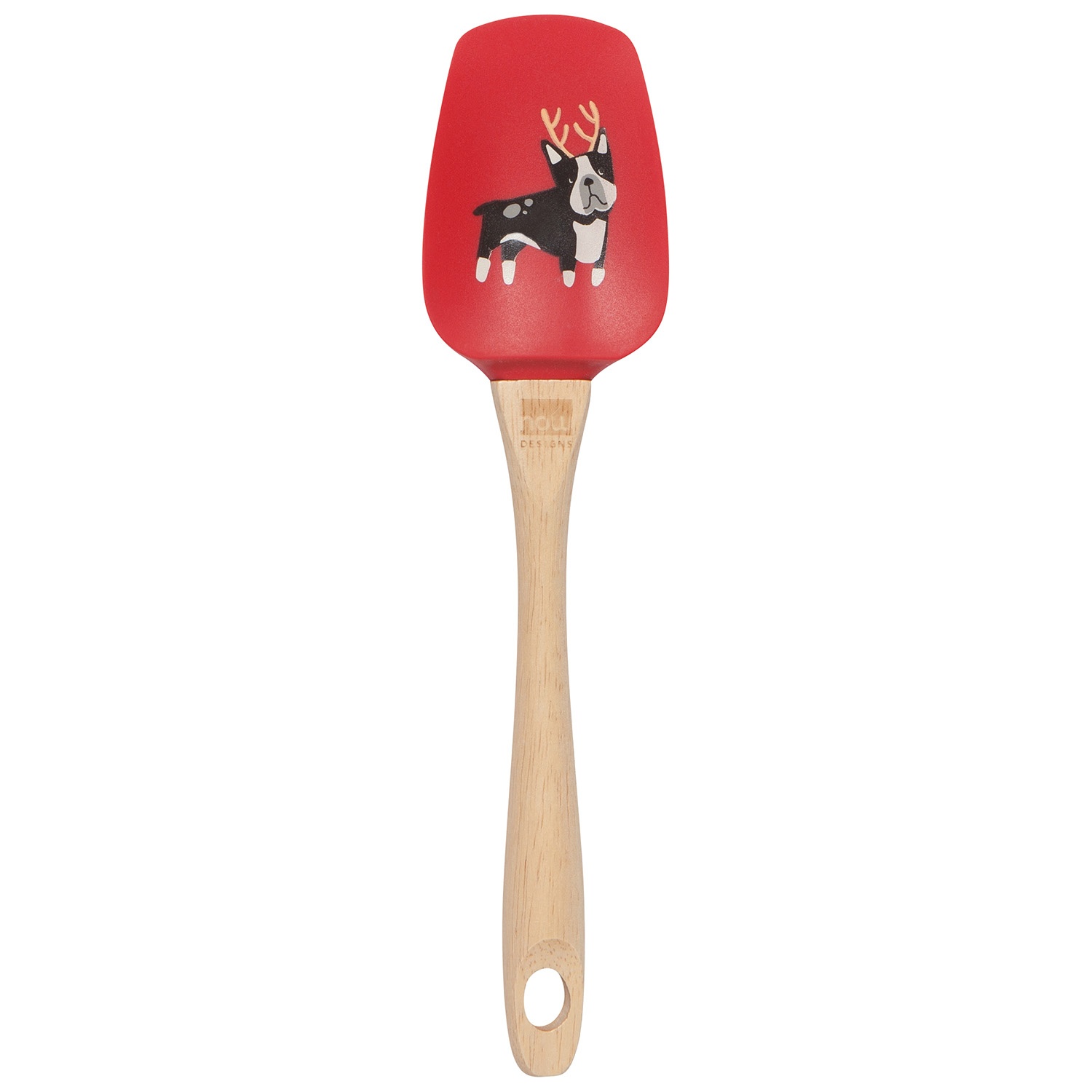 slide 1 of 1, Now Designs Yule Dogs Silicone Spoonula, 1 ct