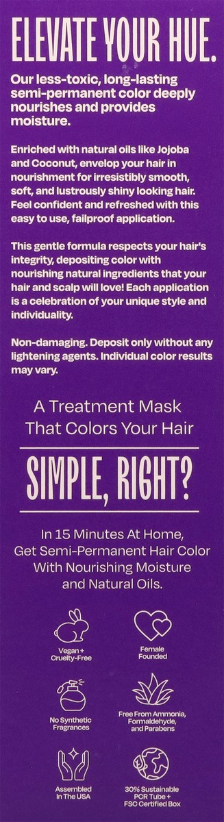 slide 10 of 12, Overtone Royal Plum Color Depositing Treatment Mask 4.5 fl oz, 4.5 fl oz