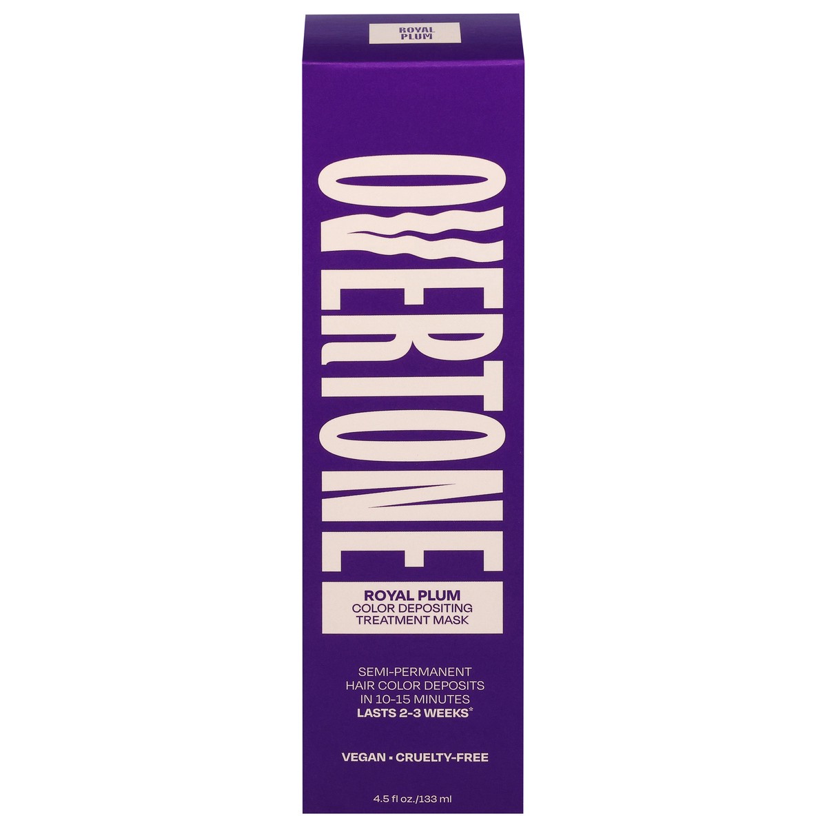 slide 7 of 12, Overtone Royal Plum Color Depositing Treatment Mask 4.5 fl oz, 4.5 fl oz