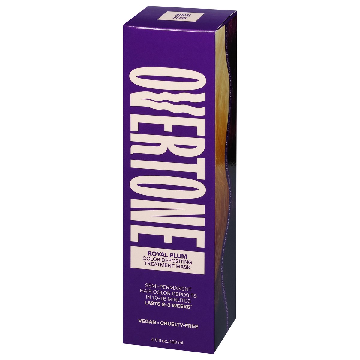 slide 9 of 12, Overtone Royal Plum Color Depositing Treatment Mask 4.5 fl oz, 4.5 fl oz