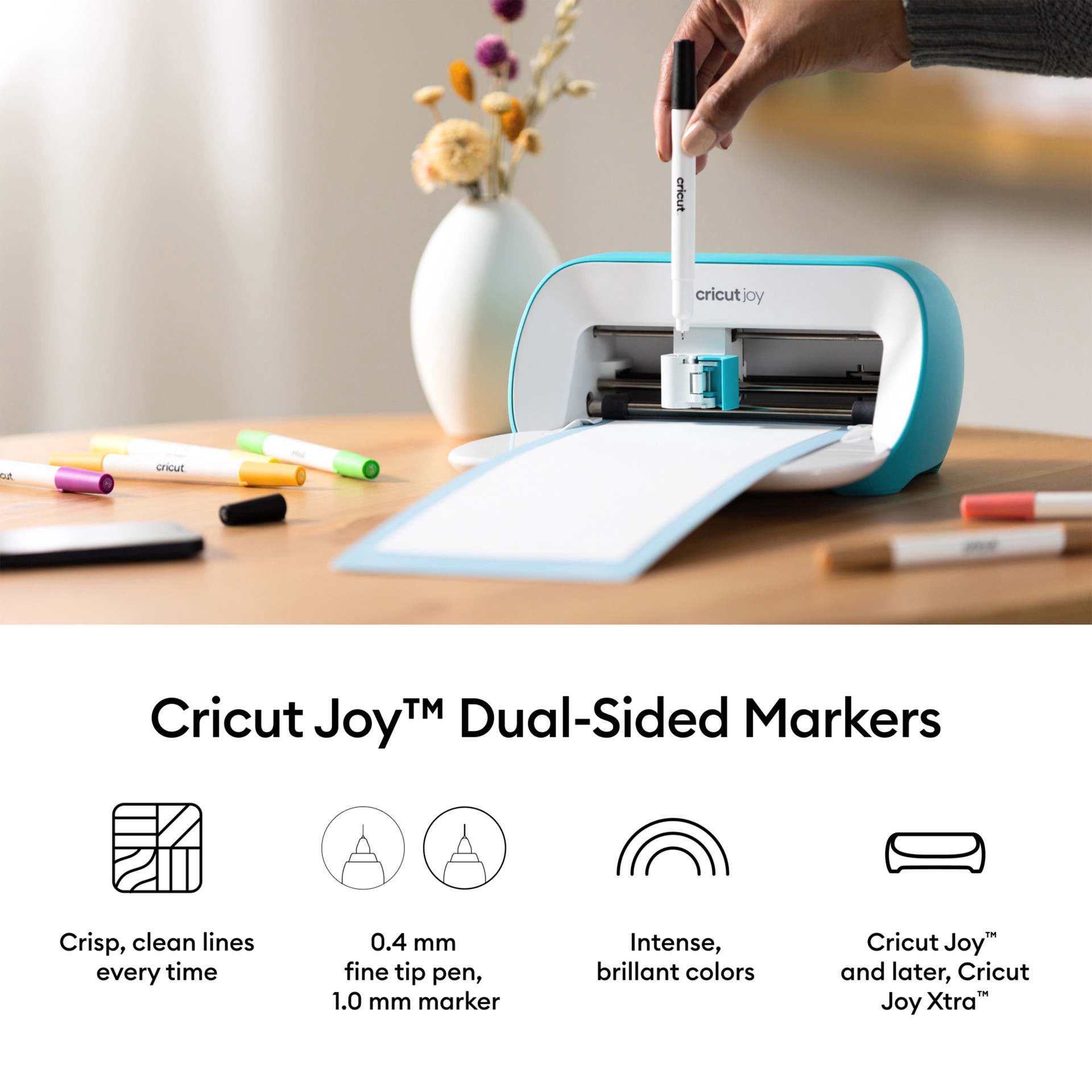 slide 6 of 6, Cricut Joy Dual-Sided Markers Ultimate Set, 20ct., 20 ct