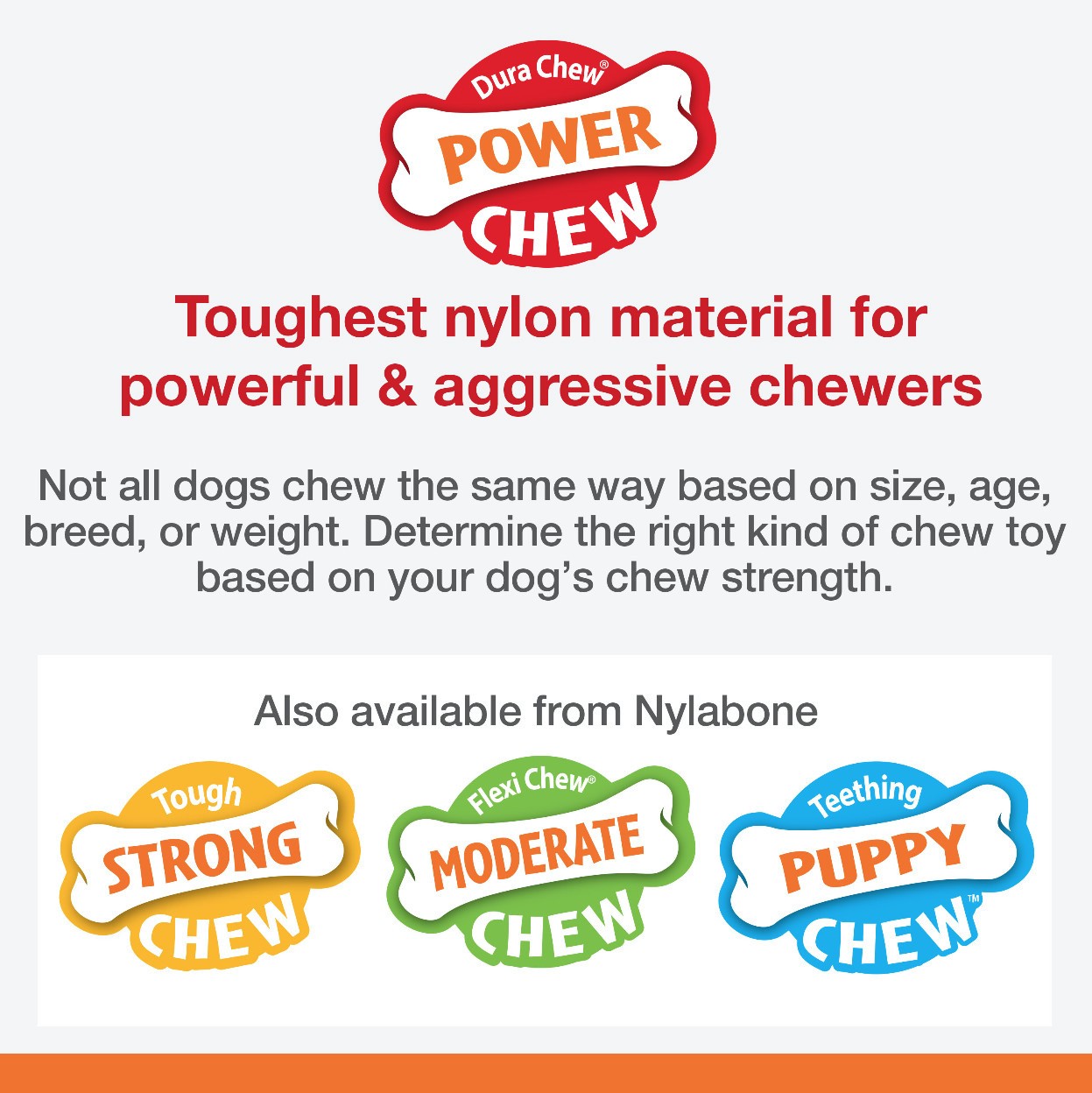 slide 9 of 10, Nylabone Flavor Frenzy Power Chew Durable Dog Chew Toy Philly Cheesesteak X-Large/Souper - 50+ lbs.(1 Count), 1 ct