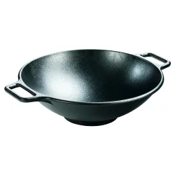 Lodge Cast Iron Wok Pan