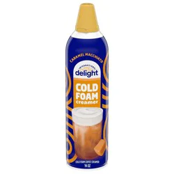 International Delight Cold Foam Coffee Creamer, Caramel Macchiato, 14 OZ Can