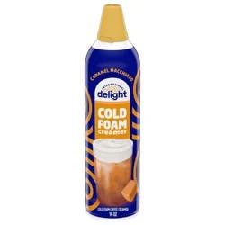 International Delight Cold Foam Coffee Creamer, Caramel Macchiato, 14 OZ Can