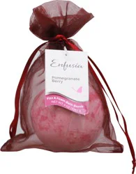 Enfusia Pomegranate Berry Fizz & Foam Bath Bomb 4 oz