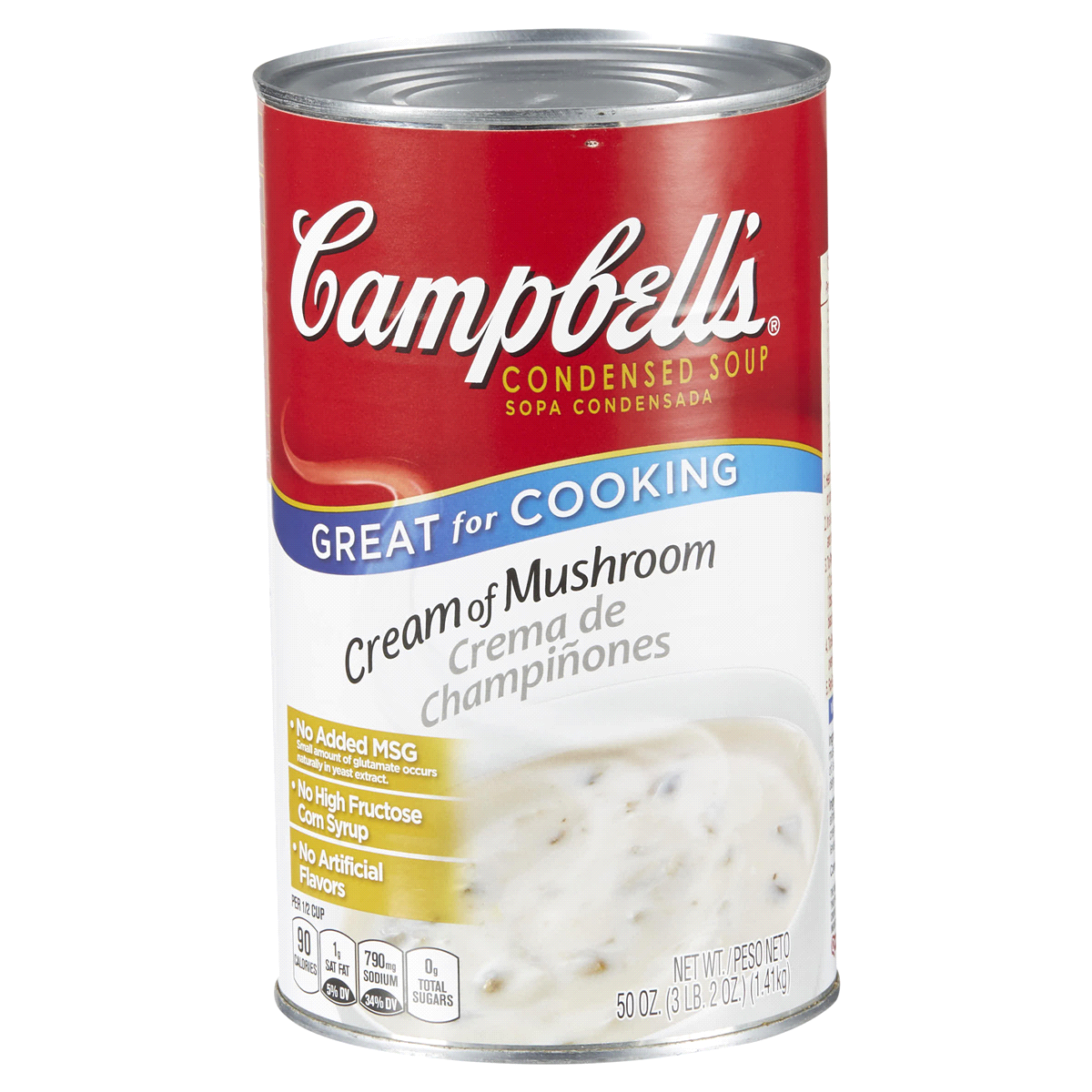 slide 1 of 2, Campbell's Cream of Mushroom Soup, 50 oz