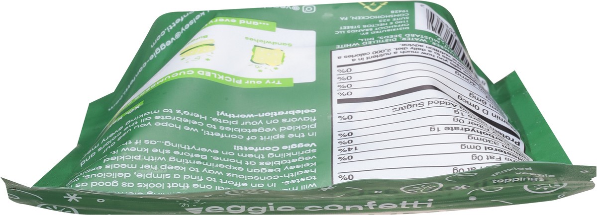 slide 3 of 9, Veggie Confetti Pickled Cucumbers 12 oz, 12 oz