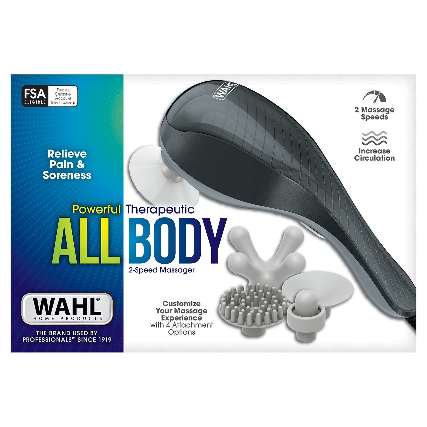 slide 1 of 1, Wahl All-Body Massage Powerful Therapeutic Massager, 1 ct