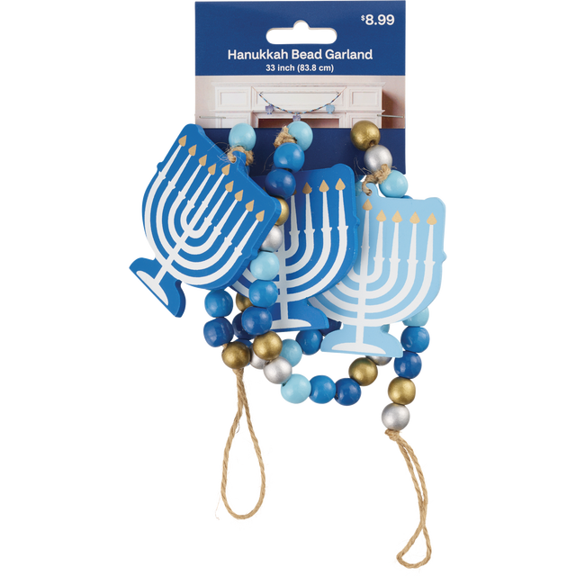 slide 1 of 1, NON BRAND Wood Bead Garland, 1 ct