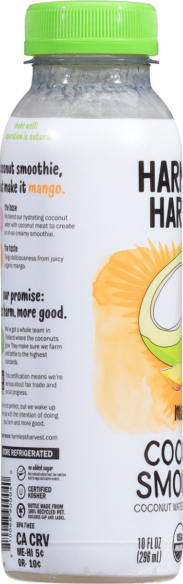 slide 7 of 9, Harmless Harvest Organic Mango Smoothie 10 fl oz, 10 fl oz