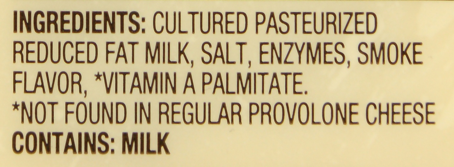 slide 7 of 7, Alpine Lace 25% Reduced Fat Provolone with Smoke Flavor Deli-Thin Slices, 8 oz