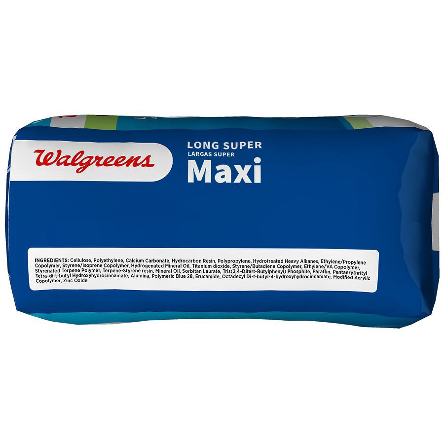 slide 2 of 5, Walgreens Maxi Pad Long Super, 42 ct