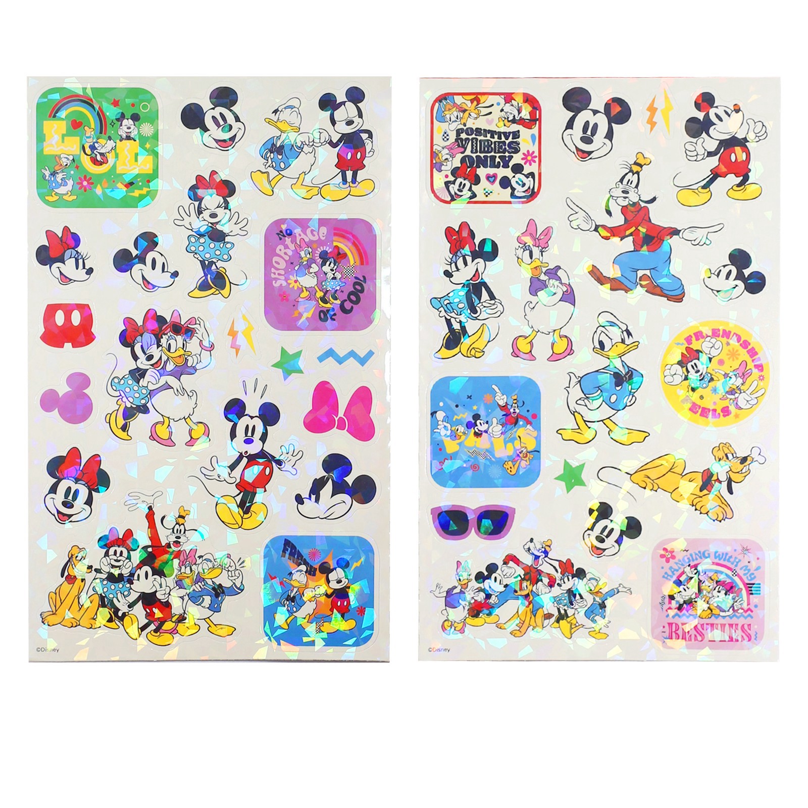 slide 2 of 3, Trends International Disney Mickey Mouse Positively Pop Stickers, 4.25 in x 8.25 in