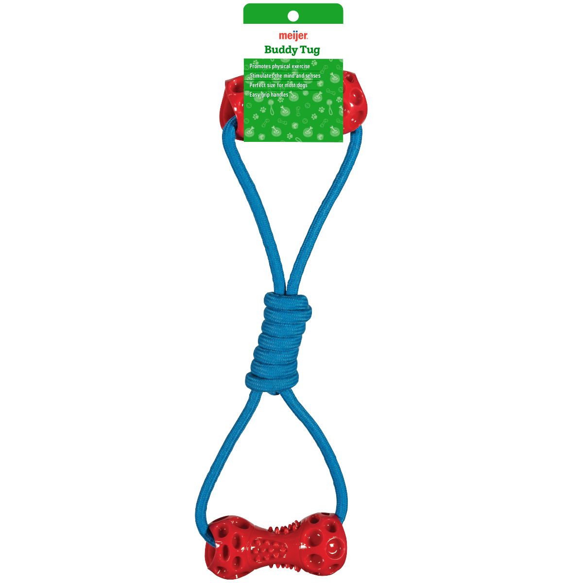 slide 1 of 5, Meijer Buddy Tug Dog Toy, 1 ct