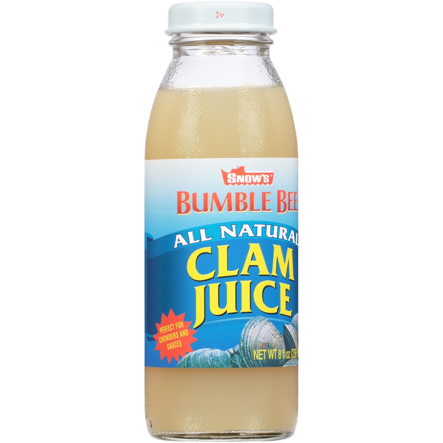 slide 2 of 8, Snow's All Natural Clam Juice, 