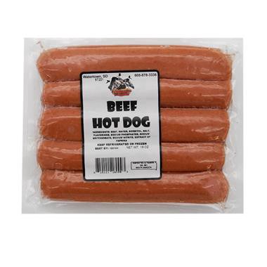 slide 1 of 1, Dakota Butcher Beef Hot Dogs, 16 oz