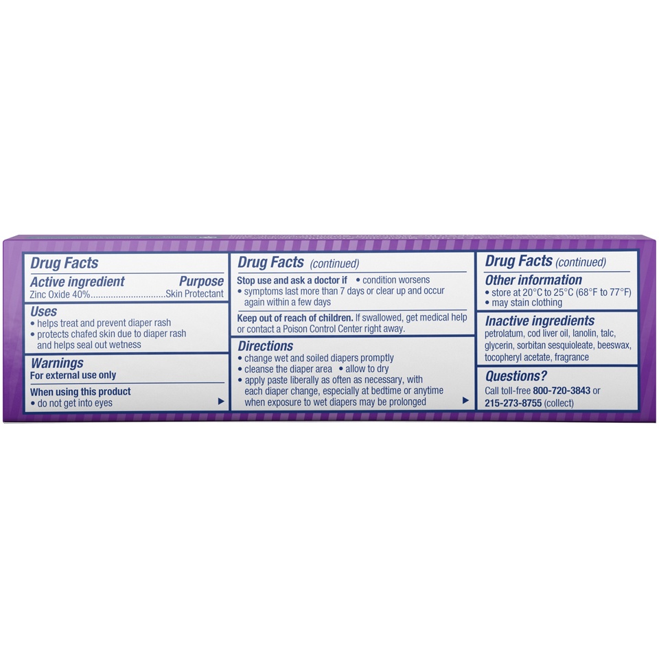 slide 6 of 6, Desitin Maximum Strength 40% Zinc Oxide Original Diaper Rash Paste, 1 oz