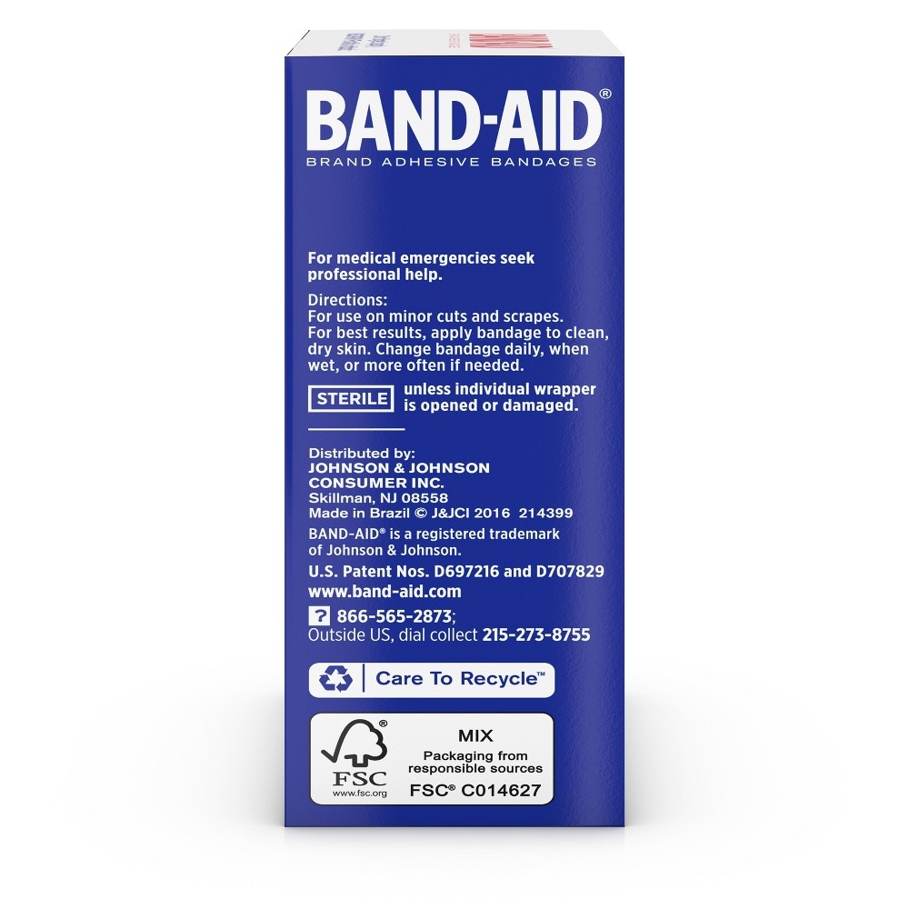 slide 4 of 8, BAND-AID Tru-Stay Sheer Strips Adhesive Sterile Bandages for First Aid & Wound Protection, Individually Wrapped Wound Care Bandages for Minor Cuts & Scrapes, All One Size, 40 ct, 40 ct