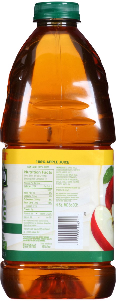 slide 6 of 12, Old Orchard 100% Juice Apple Juice - 96 fl oz, 96 fl oz