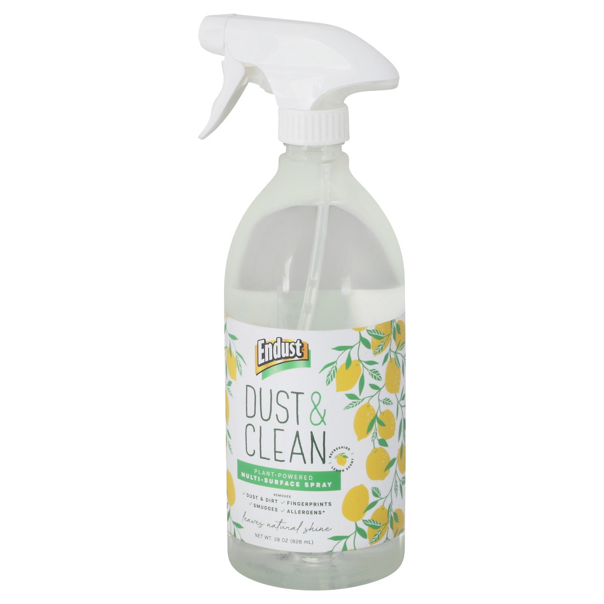 slide 5 of 13, Endust Dust & Clean Plant-Based Lemon Scent Multi-Surface Spray 28 oz, 28 oz