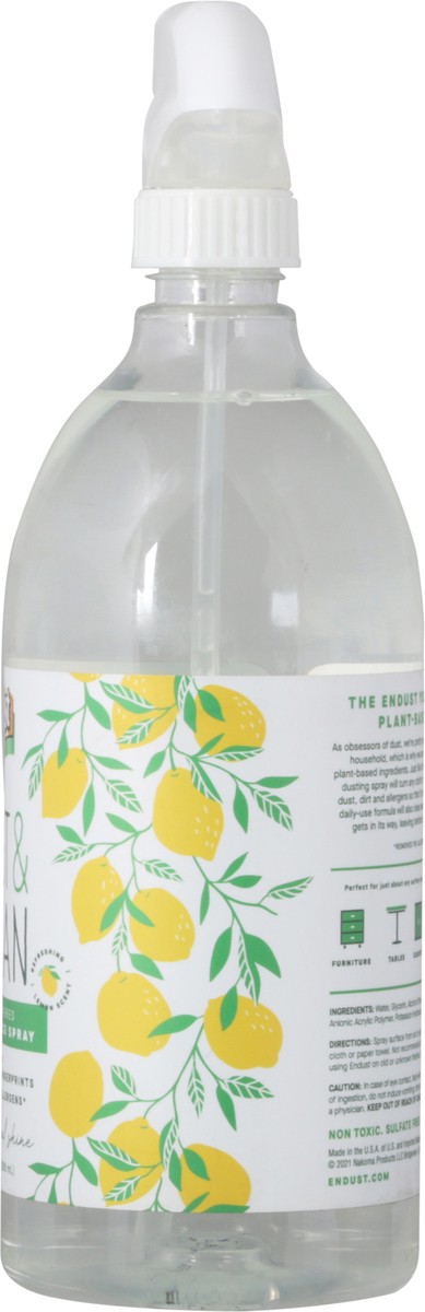 slide 11 of 13, Endust Dust & Clean Plant-Based Lemon Scent Multi-Surface Spray 28 oz, 28 oz