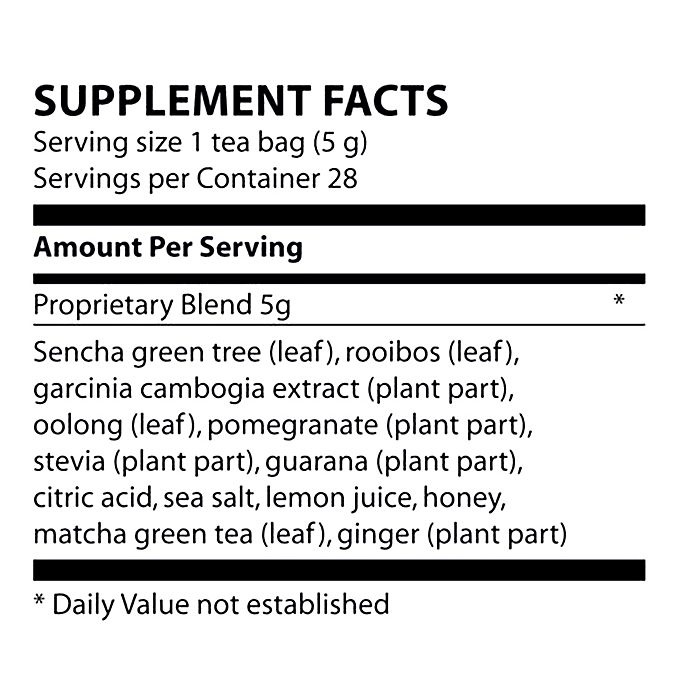 slide 2 of 4, FitTea 14-day Honey Lemon Tea Sticks, 1 ct