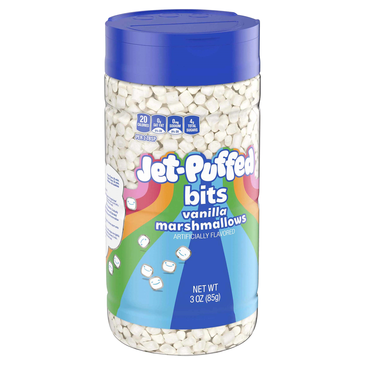 slide 4 of 4, Jet-Puffed Bits Vanilla Marshmallows 3 oz. Shaker, 3 oz