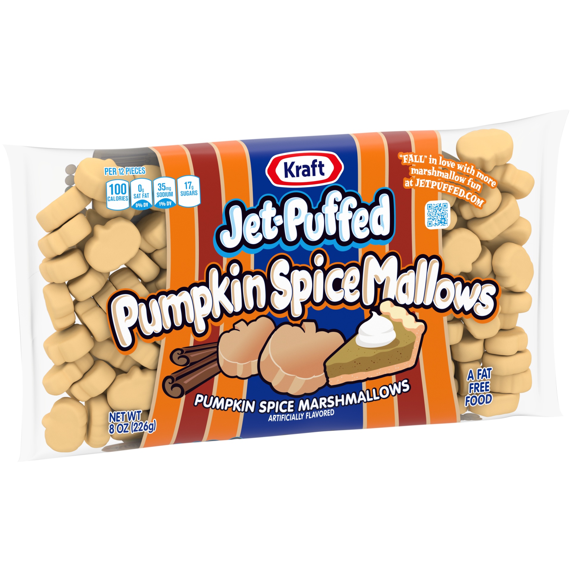 slide 2 of 6, Jet-Puffed Jetpuffed Pumpkin Spice Marshmallows, 8 oz
