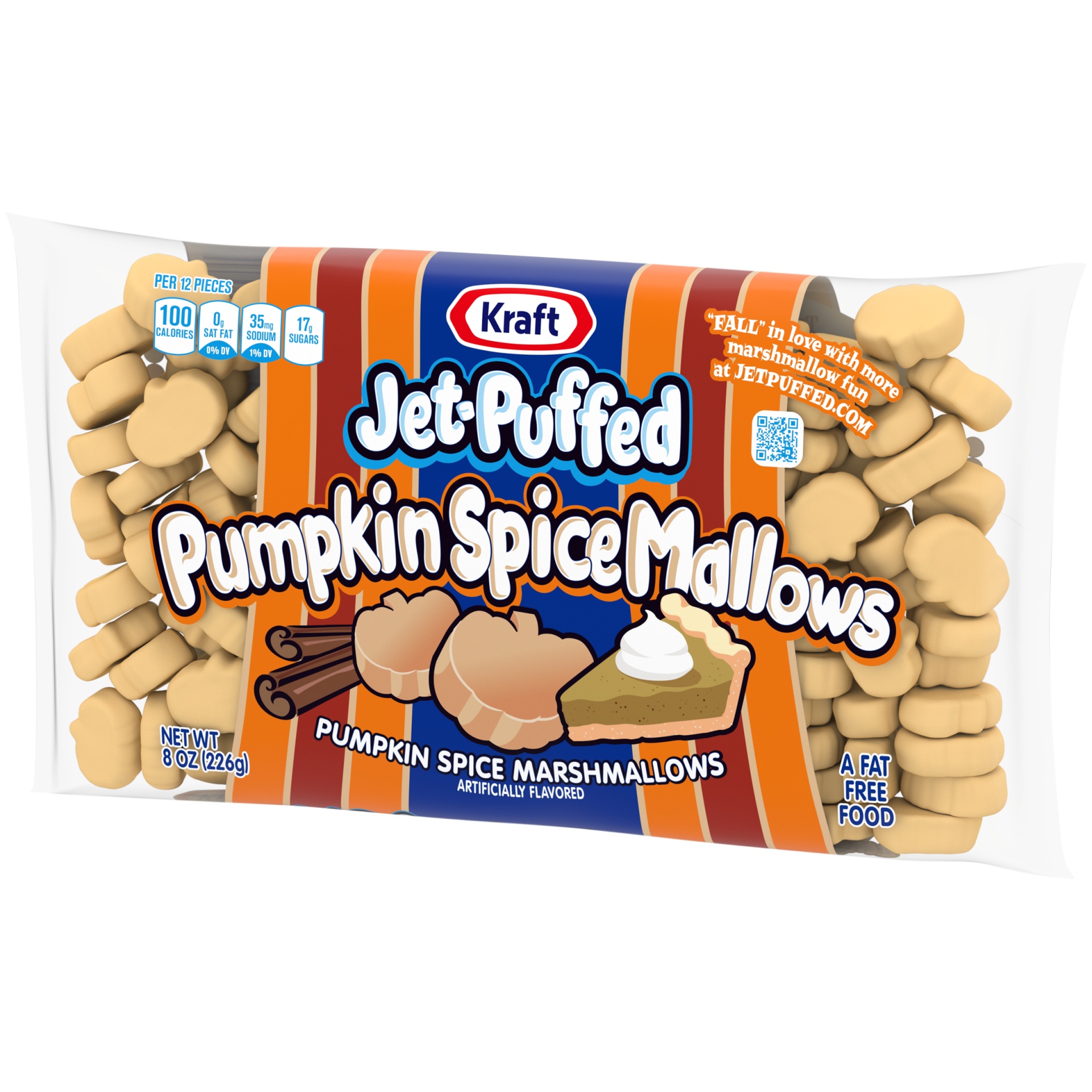 slide 3 of 6, Jet-Puffed Jetpuffed Pumpkin Spice Marshmallows, 8 oz