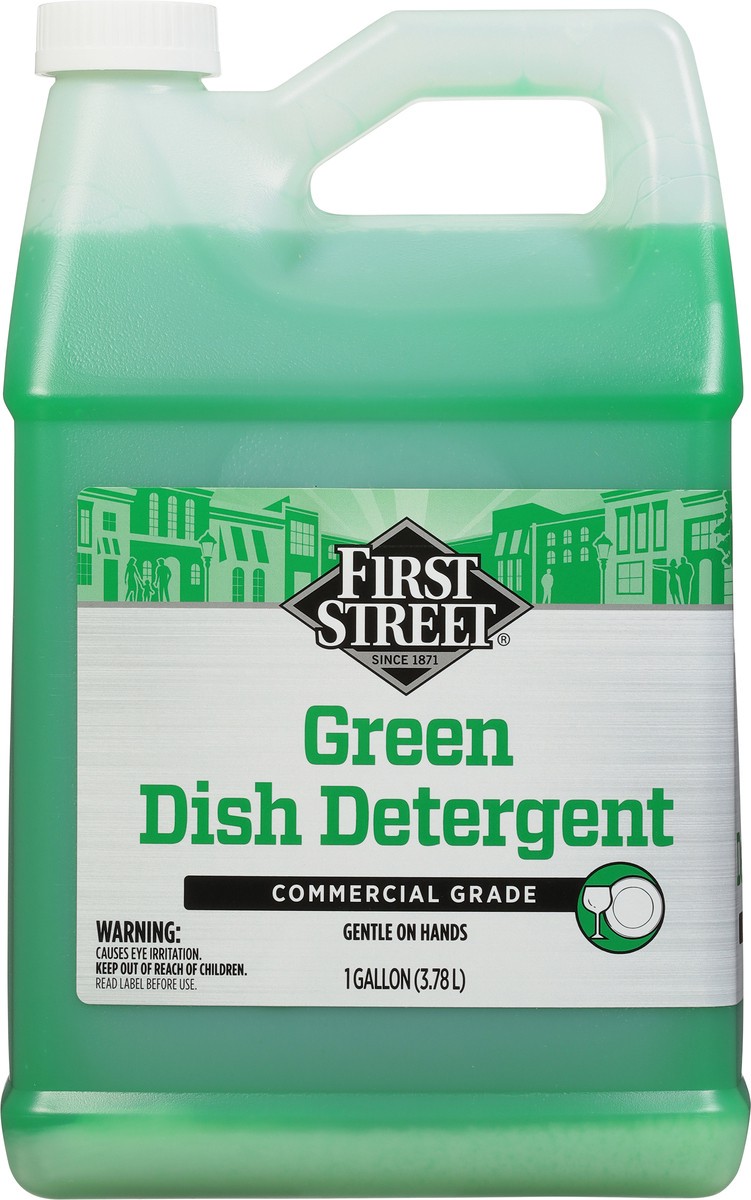slide 4 of 12, First Street Green Dish Detergent, 1 gal