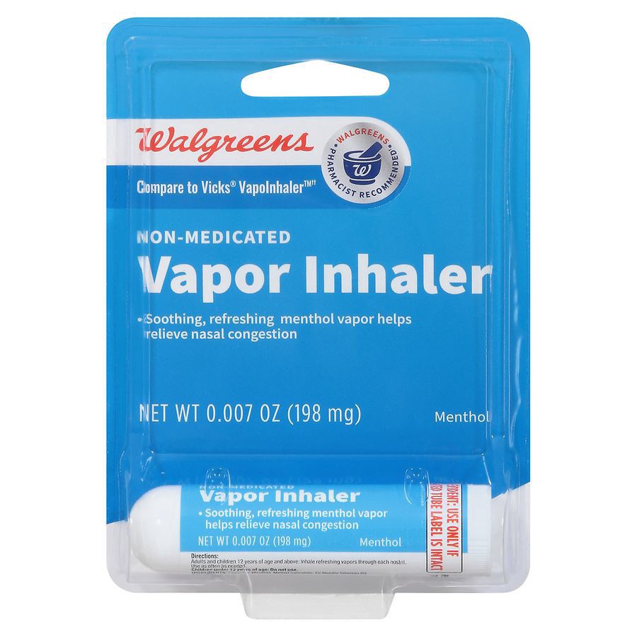 slide 1 of 5, Walgreens Non-Medicated Vapor Inhaler, 0.01 oz