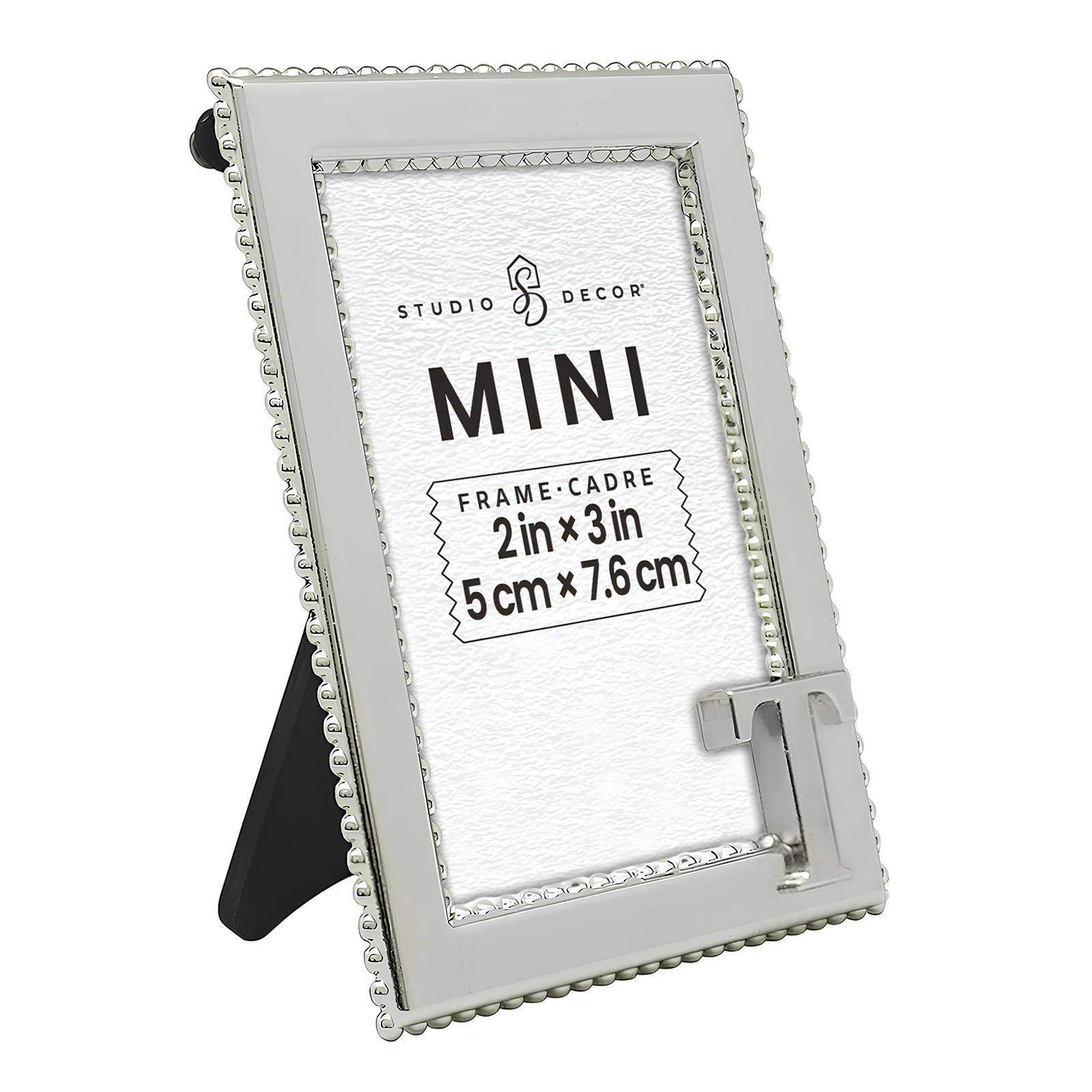 slide 3 of 3, Mini Silver T Frame By Studio Decor, 2 in x 3 in
