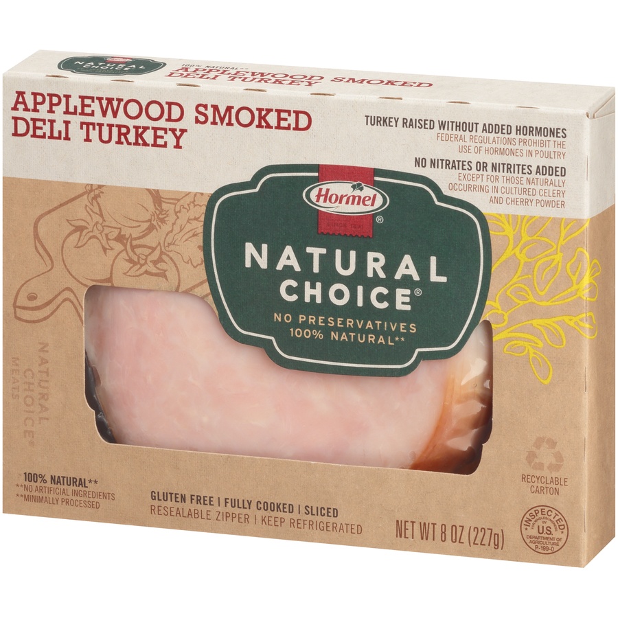 slide 6 of 8, Hormel NATURAL CHOICE Applewood Smoked Turkey, 