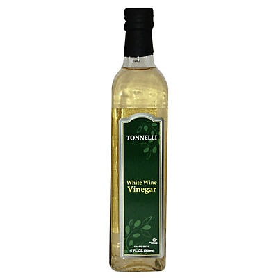 slide 1 of 1, Tonelli White Wine Vinegar, 17 oz