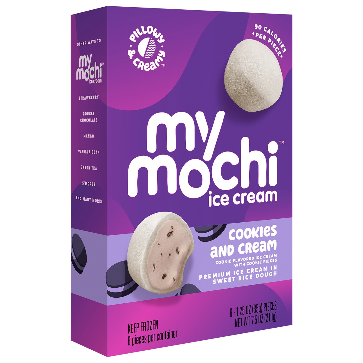 slide 4 of 9, My/Mochi Cookies & Cream, 6 ct; 1.5 oz